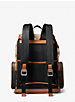 Cooper Printed Denim and Leather Backpack image number 2