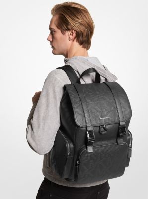 Cooper Logo and Faux Leather Backpack