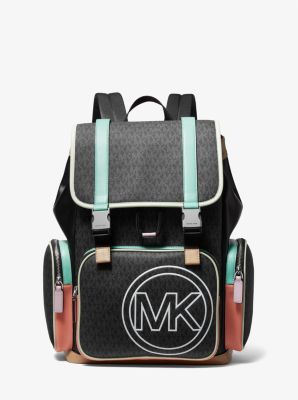 Michael Kors Cooper Graphic Logo Backpack in Brown - One Size