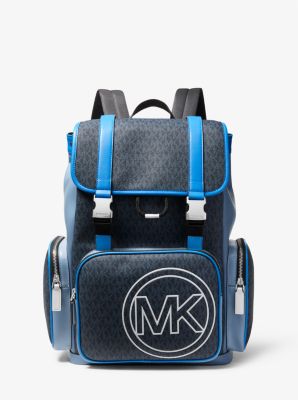 Cooper Logo and Color-Block Faux Leather Backpack | Michael Kors