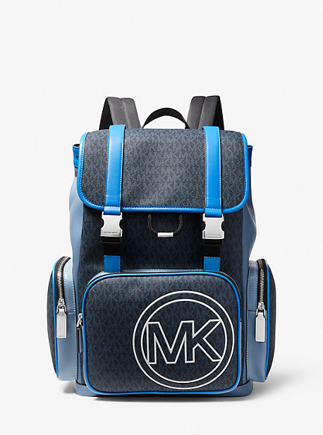 마이클 마이클 코어스 백팩 Michael Michael Kors Cooper Logo and Color-Block Faux Leather Backpack