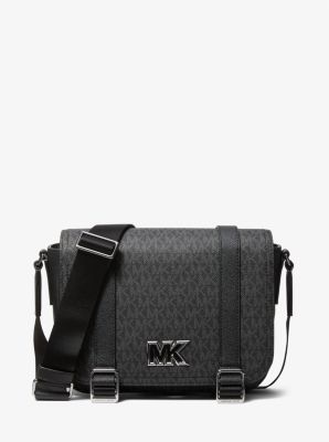 Michael Kors Cooper Black, Brown, White MK Signature PVC Belt Bag