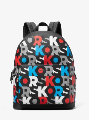 Michael Kors Cooper Logo Stripe Sling backpack Bag  Michael kors cooper,  Backpack bags, Leather zipper