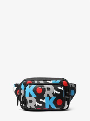 Michael Kors Kids embossed-logo Bum Bag - Black