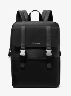 Michael Kors Outlet: Michael backpack in recycled nylon - Black