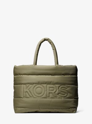 Michael Kors Cooper Logo Embossed Faux Pebbled Leather Tote Bag! #unb, leather tote bag