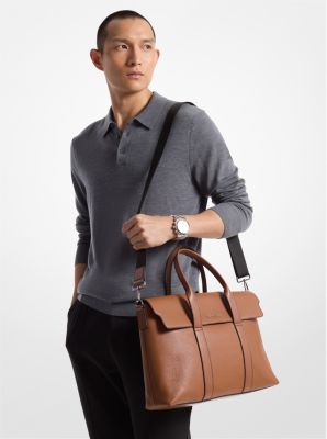 Cooper Pebbled Leather Briefcase