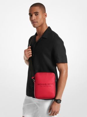 ショルダーバッグ MICHAEL KORS Cooper Logo Embossed Pebbled Leather Flight Bag Cooper Logo Embossed Pebbled Leather Flight Bag | Michael