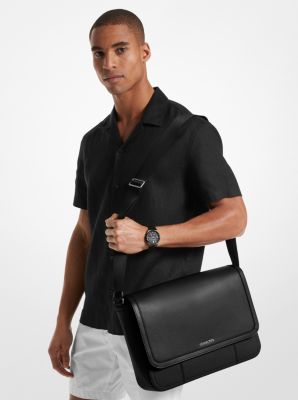 Cooper Leather Messenger Bag | Michael Kors