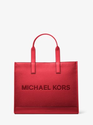 Michael kors embossed leather tote sale