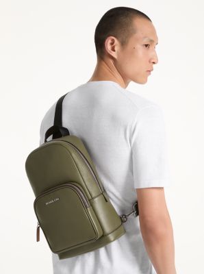 Cooper Pebbled Leather Sling Pack