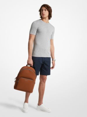 Sac &agrave; dos de transport Cooper en cuir grain&eacute; in LUGGAGE | Michael Kors