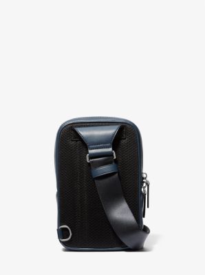 Cooper Medium Ombr&eacute; Logo Sling Pack in NAVY | Michael Kors