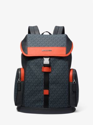Mochila Cooper con bloques de color y logotipo exclusivo