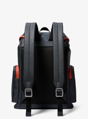 Mochila Cooper con bloques de color y logotipo exclusivo