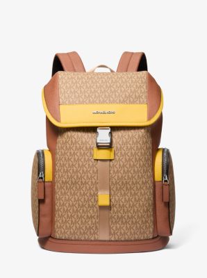 Mochila Cooper con bloques de color y logotipo exclusivo