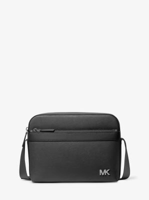 Bandolera utilitaria Cooper de piel saffiano