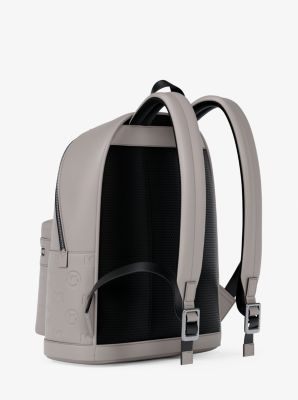 Cooper Medium Logo Debossed Dome Backpack in PEARL GREY | Michael Kors