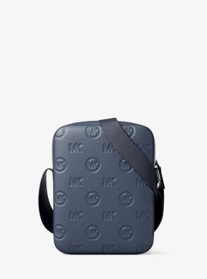 Cooper Logo Debossed Flight Bag in NAVY | Michael Kors