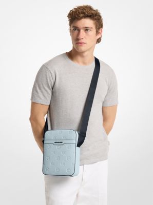 Cooper Logo Debossed Flight Bag in PALE OCEAN | Michael Kors