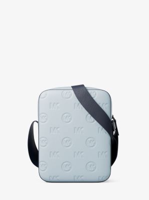 Cooper Logo Debossed Flight Bag in PALE OCEAN | Michael Kors