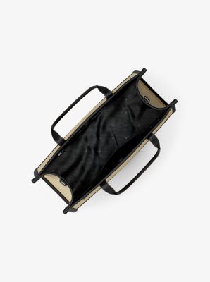 Cooper Medium Hand-Crocheted Tote Bag in NATURAL | Michael Kors