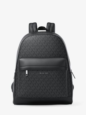 Pacey Medium Signature Logo Backpack in BLACK | Michael Kors