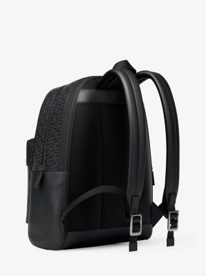 Pacey Medium Signature Logo Backpack in BLACK | Michael Kors