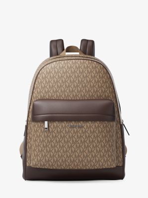 Pacey Medium Signature Logo Backpack in CAMEL | Michael Kors