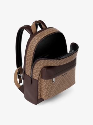 Pacey Medium Signature Logo Backpack in CAMEL | Michael Kors