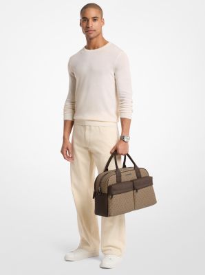 Pacey Medium Signature Logo Backpack in CAMEL | Michael Kors