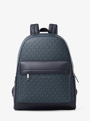 Pacey Medium Signature Logo Backpack in ADMRL/PLBLUE | Michael Kors