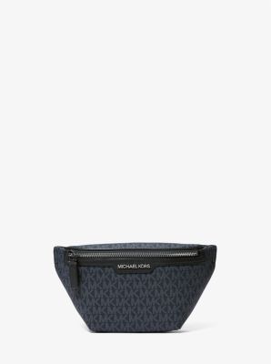 Michael Kors Cooper Mini Logo Belt Bag In Blue