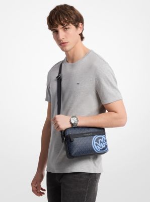 Cooper Embellished Signature Logo Utility Crossbody Bag