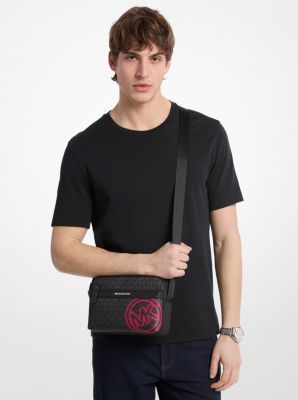 Cooper Embellished Signature Logo Utility Crossbody Bag