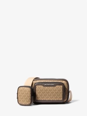Cooper Signature Logo Camera Crossbody Bag With Pouch