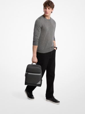 Cooper Medium Color-Block Signature Logo Backpack