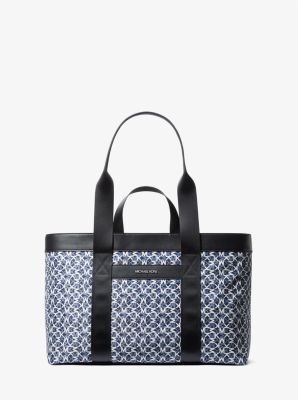 Lautner Logo Print Tote Bag