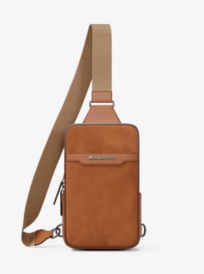 Sac &agrave; une bretelle Cooper de taille moyenne en su&egrave;de