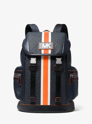 Cooper logo stripe discount backpack