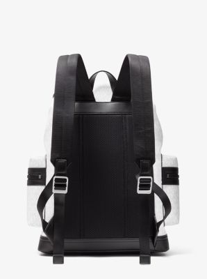  Michael Kors Men's Signature Cooper Backpack In Black, Style  37U0MCOB6B