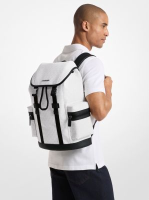 Sac &agrave; dos Cooper &agrave; logo in BLANC &Eacute;CLATANT | Michael Kors