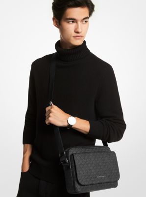 Michael kors shop camera bag black