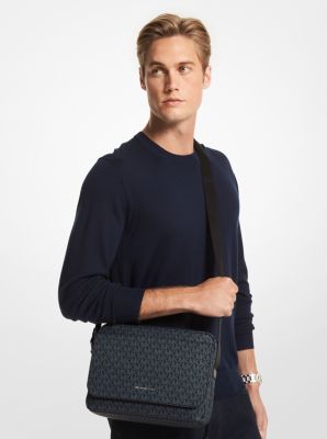 Cooper Logo Camera Bag in ADMRL/PLBLUE | Michael Kors