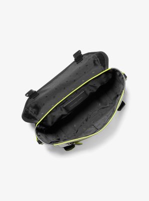 Cooper Pebbled Leather and Mesh Bike Bag