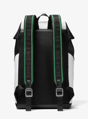 Sac &agrave; dos Cooper &agrave; deux tons &agrave; logo et &agrave; rayure