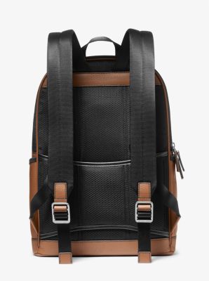 Michael kors leather outlet backpack men