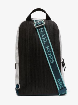 Cooper Embossed and Logo Stripe Sling Pack