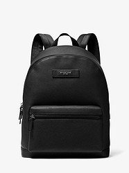 Pebbled Leather Backpack - BLACK - 37U9LCRB3L
