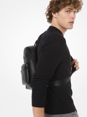 Hudson Pebbled Leather Sling Pack